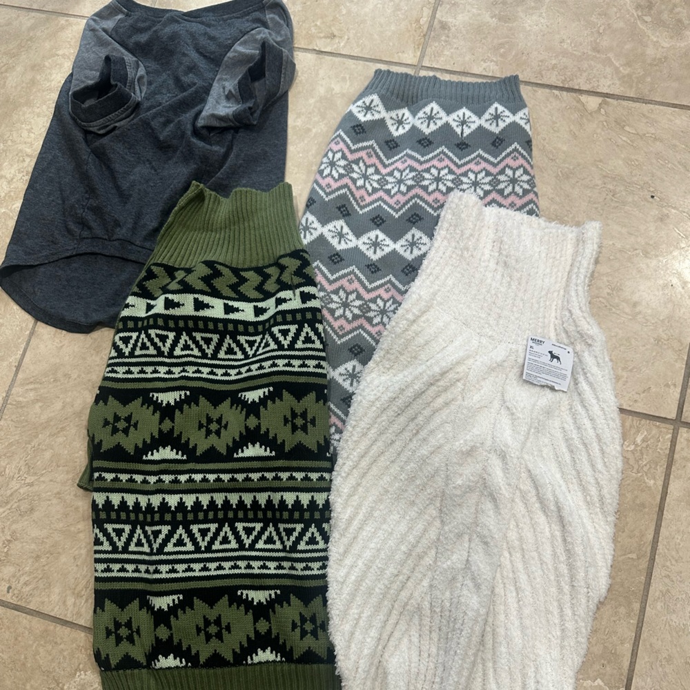 Cozy Knit Dog Sweaters Collection